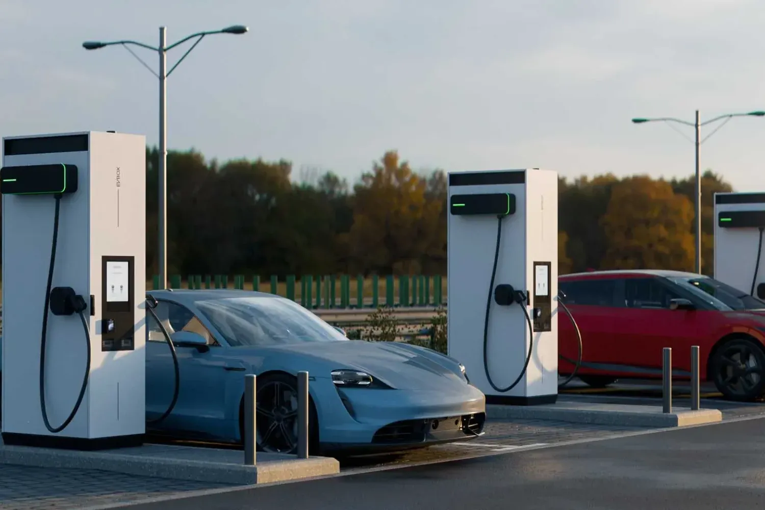 Borne de recharge pour véhicules électriques